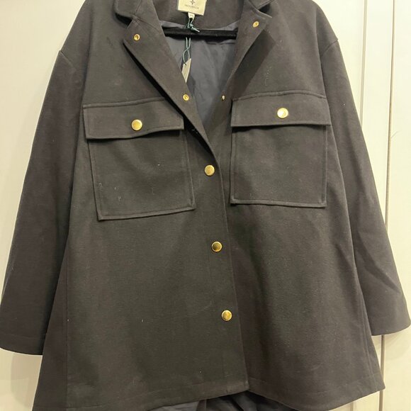 Black Tuckernuck Marant Shirt Jacket NWT, XXL - Picture 2 of 2